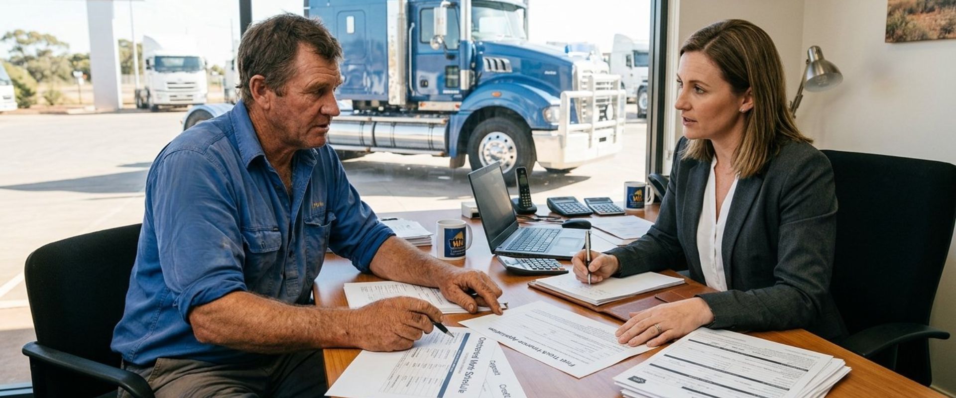first rig finance deposit for first truck finance WA